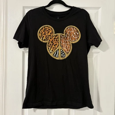 Camiseta Para Mujer Disney Mickey Animal Estampado Guepardo Talla XXL Foto 1 de 4
