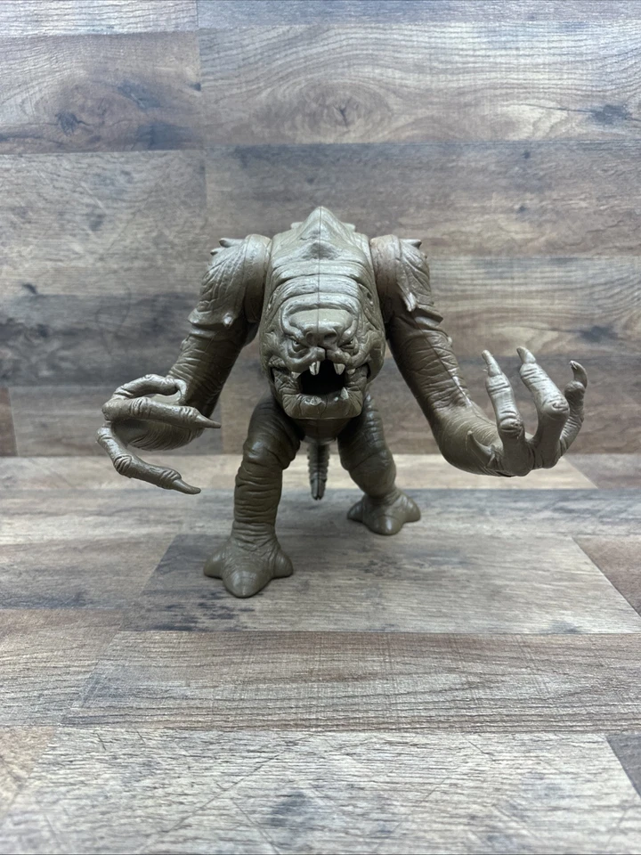 Boneco de ação vintage Kenner Star Wars Rancor ROTJ 1984 mandíbula funcional - Imagem 1 de 4