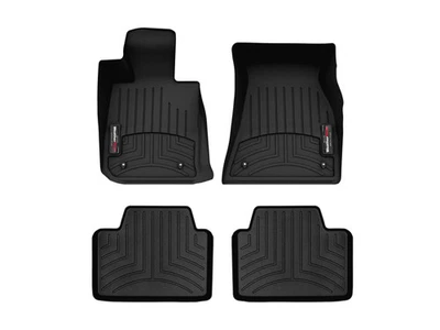 WeatherTech FloorLiner for 2021-2025 BMW M3 - 1st & 2nd Row, Black - Image 1 of 4