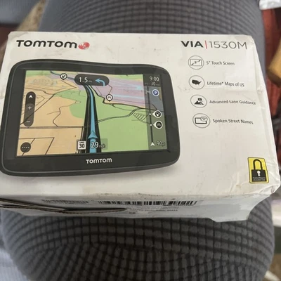 REDUCED  TomTom VIA 1530M 5" Touchscreen Portable GPS Navigation System - Image 1 of 3