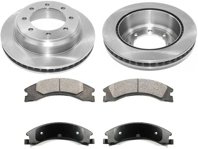Kit de pastillas de freno trasero y rotor para Ford E150 E250 E350 Super Duty YB97W7 Foto 1 de 1