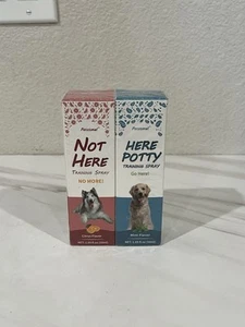 Petstoral Dog Not Here & Here Potty Training Spray Kit Puppy Essentials 1.69 oz - Picture 1 of 12