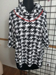 Joseph Ribkoff Cowl Neck Batwing Pullover Top Size M - Picture 1 of 6