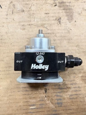 HOLLEY 12-840 HP BILLET CARBURETED FUEL PRESSURE REGULATOR  ADJUSTABLE Foto 1 de 4