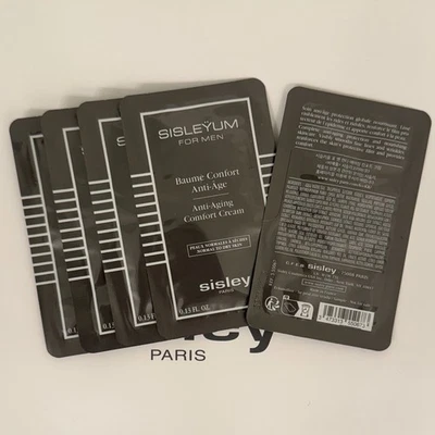 5x Sisley SISLEYUM FOR MEN Creme Conforto Antienvelhecimento Nomal a Seco - 4ml/0,13oz cada. - Imagem 1 de 3