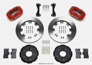Wilwood 140-7014-R Forged Dynalite Red Front Big Brake kit for 02-06 Acura RSX