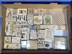 HOLZBLOCK GUMMISTEMPEL - NEU & GEBRAUCHT - LOT 17 - NACHLASSAUFLÖSUNG - Bild 1 von 16