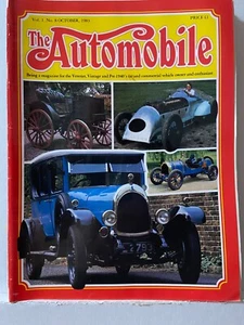 The Automobile Magazine October 1983 Vol.1 No.8 982C - Imagen 1 de 2