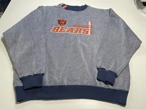 Vintage Chicago Bears NFL Logo Athletic Authentic Crewneck Size XL - Picture 1 of 9