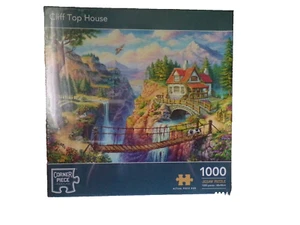 Corner Piece Cliff Top House 1000 Piece Jigsaw Puzzle New - Picture 1 of 1