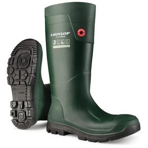 Mens Dunlop Acifort Wellingtons Farm Agriculture Commerical Tall Boots Green 15 - Picture 1 of 1