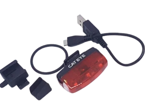 CatEye Rear light Rapid Micro     USB rechargeable LED Bicycle Bike Cycle safety - Picture 1 of 12