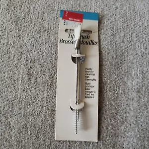 1994 Wilton Enterprises doppelseitige Spitze Pinsel 418-1123 Vintage Kuchen Dekorieren Werkzeug - Bild 1 von 8