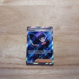 Tarjeta Pokémon TCG - Shauntal 243/182 Ultra Raro Arte Completo Entrenador Paradoja Grieta Casi Nuevo - Imagen 1 de 2