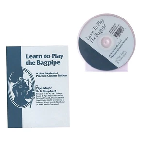 Bagpipes Beginner Tutor Book & Play-Long CD Easy Learn to  Play Bagpipe Music - Picture 1 of 14
