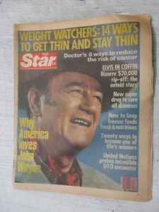 STAR TABLOID MAGAZINE APRIL 25, 1978 JOHN WAYNE ELVIS PRESLEY IN COFFIN - Picture 1 of 2