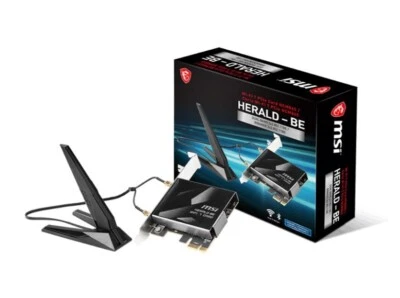 MSI HERALD-BE Wi-Fi 7 MAX Wireless bluetooth 5.4 QCNCM865 for AMD & Intel - Image 1 of 4