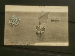 CPA 80 ST-VALERY-SUR-SOMME - Le Passeur à marée basse - Imagen 1 de 2
