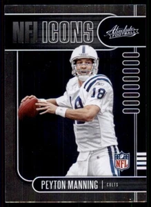 2019 Absolute NFL Icons Peyton Manning Indianapolis Colts #7 - Picture 1 of 2