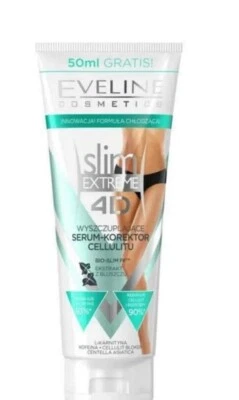 Eveline 4D slim EXTREME Intensely slimming + firming serum, 250ml - Image 1 of 4