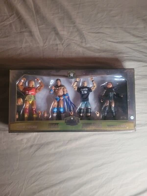 WWE Elite Collection Then Now Forever Together 6” (Figura de Acción) "Paquete de 4" Foto 1 de 4