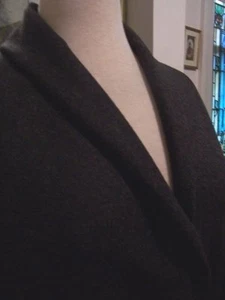 5yd X 58in wide BLACK PURE CAMELHAIR JACKET LIGHT COAT WEIGHT FABRIC MEN WOMEN - Picture 1 of 4