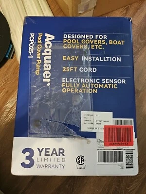 Acquaer PCP025-1 Pool Cover Pump - 2,300 GPH - 1/4 HP - Image 1 of 2