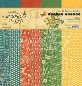 Grafik 45 LITTLE THINGS 12x12 Muster & Feststoffe Papierblock - Bild 1 von 9