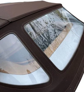 Soft Top PVC Rear Window Sold By The Metre For Mercedes SL 107 SL R129 W113 CLK A208 A209 - Picture 1 of 3