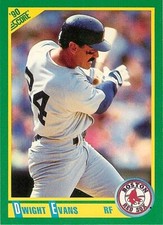 1990 Score #3 Dwight Evans RED SOX