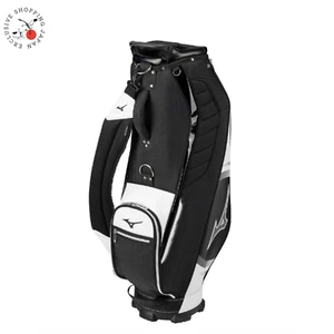 Mizuno Golf NX.3 Cart Bag 5LGC2501 9 x 47in 2025 Lightweight 2.3kg Black/White - Picture 1 of 6