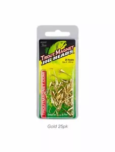 **NEW** MUDSTAD TROUT MAGNET- JIG HEADS 25 pc PK - Picture 1 of 1