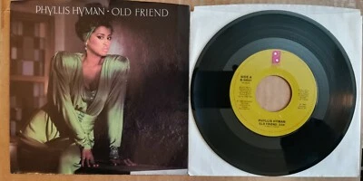 PHYLLIS HYMAN Old Friend / Screaming At The Moon 1986 45+PS Philadelphia B-50031 - Image 1 of 2