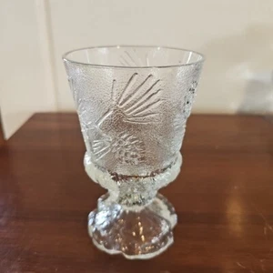 "Cáliz vintage de vidrio ponderosa de pino ponderosa de 6" - Imagen 1 de 8