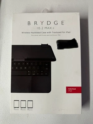 Brydge 10.2 Max+ Black Wireless Keyboard Case With Trackpad For Apple iPad - Image 1 of 4
