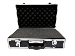 Black Medium Lockable Flight Carry Case 400 x 240 x 125mm Camera Electronics Bla - Picture 1 of 6