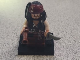 LEGO MINIFIG #POC001 CAPTAIN JACK SPARROW FROM PIRATES OF CARIBBEAN SET # 4192-1