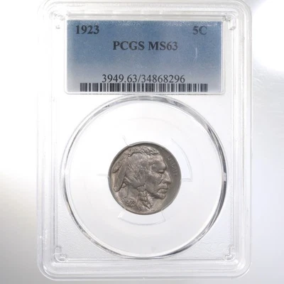1923 Buffalo 5C PCGS Certified MS63 - Image 1 of 2