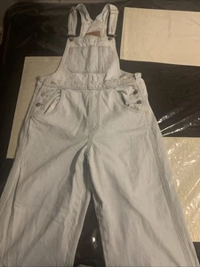 Salopette Levis donna media 32x28 bavaglini abbigliamento da lavoro casual jeans denim premium y2k - Foto 1 di 8