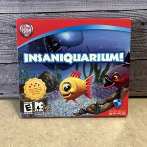 Insaniquarium 2002 PC CD-ROM PopCap Fish juego de computadora Windows sin probar - Imagen 1 de 3
