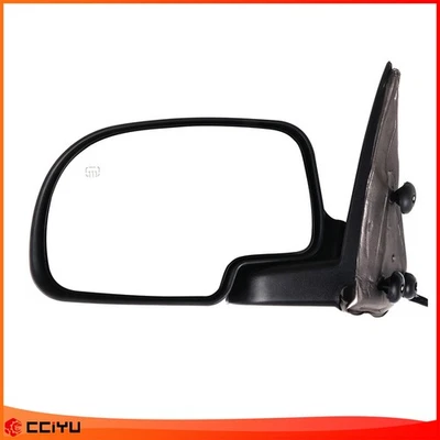 Espejo retrovisor lateral eléctrico térmico cromado conductor izquierdo para camioneta Chevy GMC 99-02 955-064 Foto 1 de 4