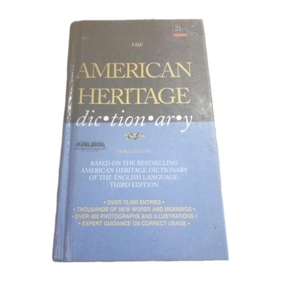 The AMERICAN HERITAGE dictionary of THE ENGLISH LANGUAGE THIRD EDITION - Image 1 of 4