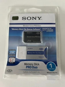 Sony Memory Stick Pro Duo 1GB (MSX-M1GST) - Bild 1 von 2
