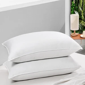 Bed Pillows Standard Size Set of 2 - Luxury Hotel Collection down Alternative Pi - Picture 1 of 12
