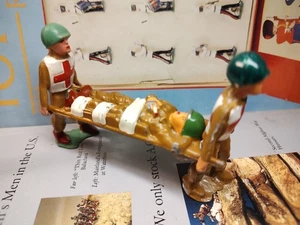 Manoil M205,206 Stretcher Bearers & Wounded Lot 3 - Picture 1 of 4