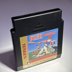 RBI Baseball: Tengen (Nintendo NES, 1988) Tested  Working Cart Only. 