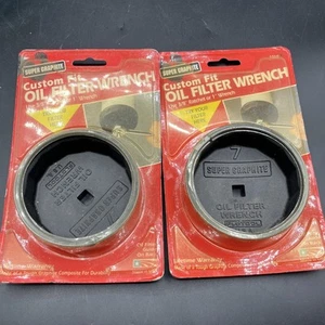 2x FloTool Super Graphite Oil Filter Wrench #7 10607 10607C Made In USA - Picture 1 of 7