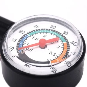 Car Motorcycle 0-50 psi Dial Wheel Tire Tyre Gauge Meter Pressure Measu~gu - Picture 1 of 9