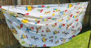 Vtg Woody Woodpecker Fitted Sheet Walter Lantz Twin Size Chilly Willy & Friends - Picture 1 of 10