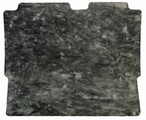 Hood Insulation Pad Flat Fiberglass 1pc for 1965-67 Pontiac GTO LeMans w/Clips - Picture 1 of 7